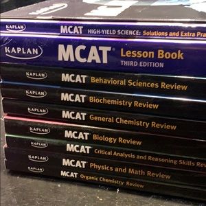 BRAND NEW Kaplan MCAT books